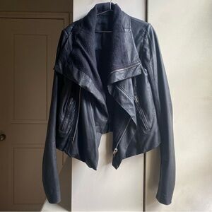 Rick owens leather biker jacket!